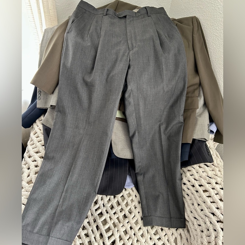 Murano Charcoal Gray Dress Pants